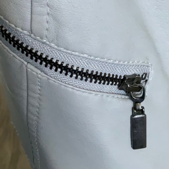 🌹NWT Alfani Petites Pleather Jacket Petite Medium - Picture 6 of 10